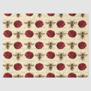 Oude Honey Bee Serie Ontwerp 6 Tissuepapier