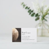 Oude honkbal visitekaartje (Staand voorkant)