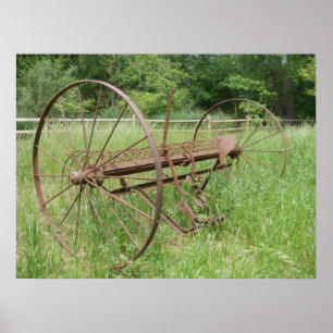 Oude hooivork 2 poster