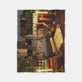 Oude horizons Fleece Blanket Deken (Voorkant)