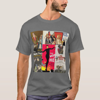 Oude horrorfilm montage van 10 vrienden t-shirt