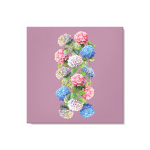 Oude Hortensia op Spankanvas