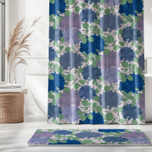 Oude Hortensia Tuin Blauw Groen Lavendel