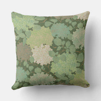 Oude Hortensia Tuin Olijf Salie Groen Kussen
