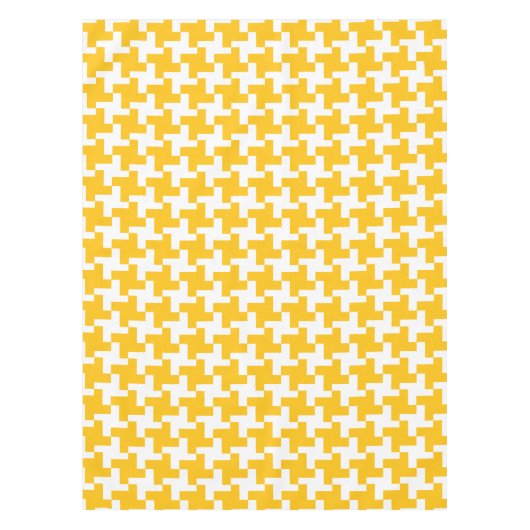 Oude Houndstooth-patroon Tafelkleed (Voorkant)