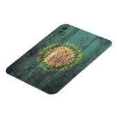 Oude Hout Zuid Dakota Vlag Magneet (Linkerzijde)