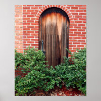 Oude houten deur