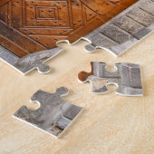 Oude houten deur Puzzle Legpuzzel (Zijkant)