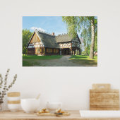 Oude houten huis - Poster (Keuken)