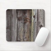 Oude houten mousepad muismat (Met muis)