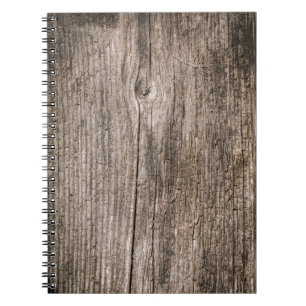 Oude houten planken notitieboek