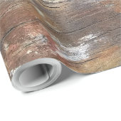 Oude houten rustieke boot houten plank cadeaupapier (Rol Hoek)