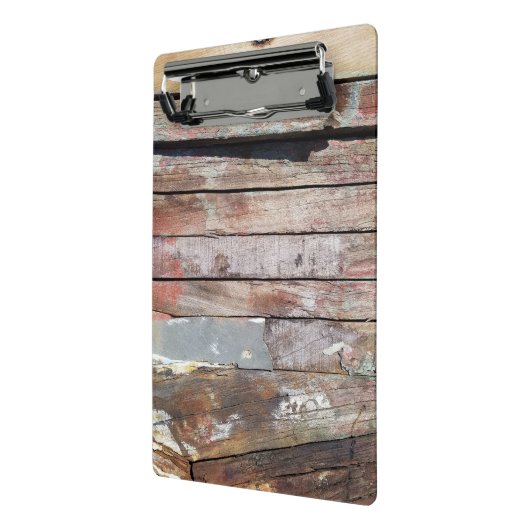 Oude houten rustieke boot houten plank mini klembord (Angled2)