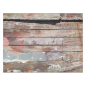 Oude houten rustieke boot houten plank tafelkleed (Voorkant (Horizontaal))