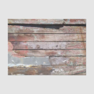 Oude houten rustieke boot houten plank tissuepapier