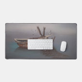 Oude Houten Skiff Desk Mat (Keyboard & Muis)