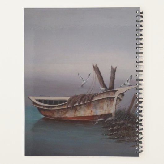 Oude Houten Skiff Planner (Achterkant)