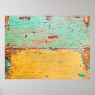 oude houten slijptextuur poster
