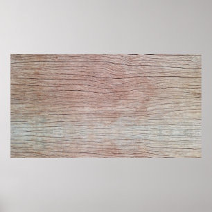 Oude houten textuur met prachtige natuurlijke patr poster