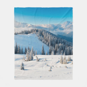 Oude houten textuur of achtergrond met termi fleece deken