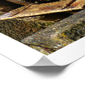 Oude houten waterwiel poster (Hoek)