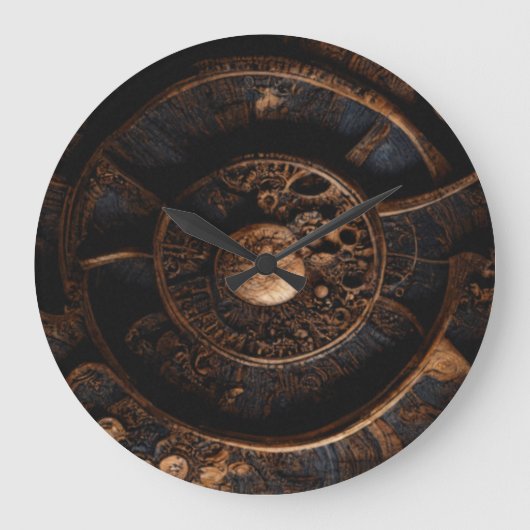 Oude houtkennis : grote klok (Voorkant)