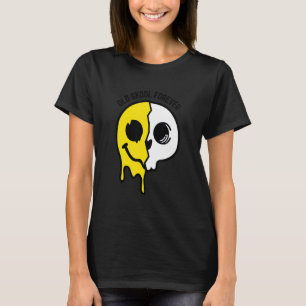 Oude huid Voorbij schedel Gezicht Oorspronkelijke T-shirt