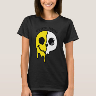 Oude huid Voorbij schedel Gezicht Oorspronkelijke T-shirt