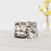 Oude Humor Kaart (Gele Bloem)