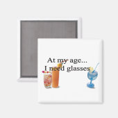 Oude Humor Magneet (Voorkant / Achterkant)