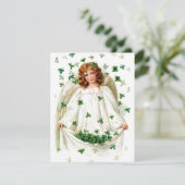 Oude Ierse engel St. Patrick kaart (Staand voorkant)