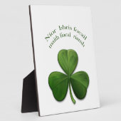 Oude Ierse gezegden over Ierse ontwerpproducten Fotoplaat (Zijkant)