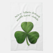 Oude Ierse gezegden over Ierse ontwerpproducten Theedoek (Verticaal)