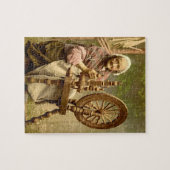 Oude Ierse Wolspinner Dame Legpuzzel (Horizontaal)
