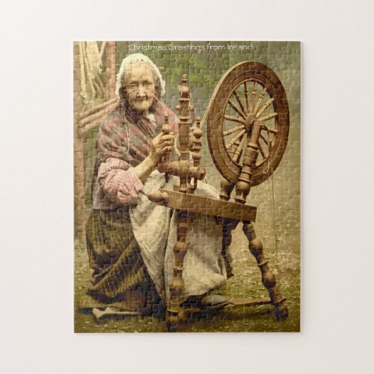 Oude Ierse Wolspinnerdame, Legpuzzel (Verticaal)