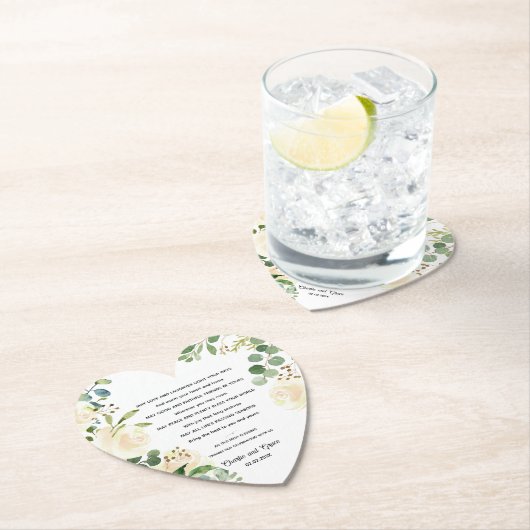 Oude Ierse zegen en weddenschap Greenery Kartonnen Onderzetters (Insitu)