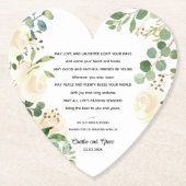 Oude Ierse zegen en weddenschap Greenery Kartonnen Onderzetters (Voorkant)