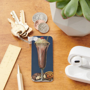 Oude IJsmilkshake, Slagroom & Kers Sleutelhanger