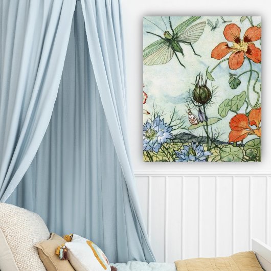 Oude illustratie Else Wenz Vietor Poster