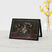 Oude inbelverbinding kaart (Gele Bloem)