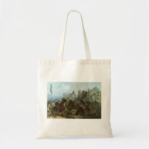 Oude Indianen, Bizonsdans door Karl Bodmer Tote Bag