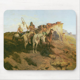 Oude Indianen, Roofdieren van de Prairie, Seltzer, Muismat