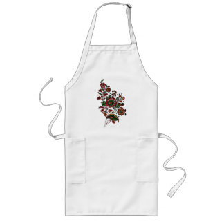 Oude Indiase katoenen chintz stof Lang Schort