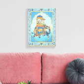 OUDE INDIASE KUNST CANVAS AFDRUK (Insitu (Woonkamer))