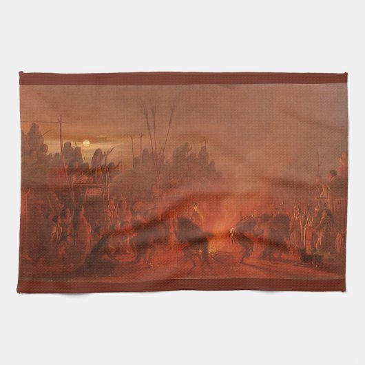 Oude inheemse Amerikanen, Buffeldans door Wimar Theedoek (Horizontaal)