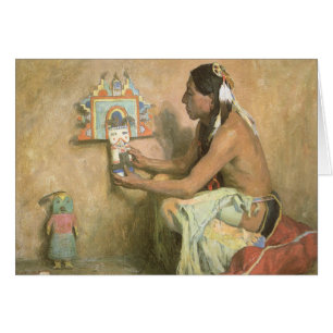 Oude inheemse Amerikanen, Hopi Katchina door Couse