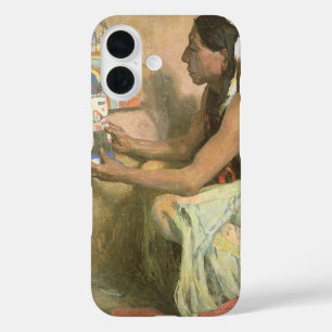 Oude inheemse Amerikanen, Hopi Katchina door Couse iPhone 16 Hoesje