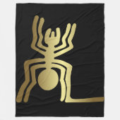 Oude insecten - goudspin fleece deken (Voorkant)