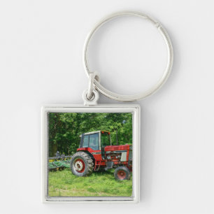 Oude International Tractor Sleutelhanger