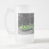 Oude Internationale Tractor Painterly Frosted Mok (Links)